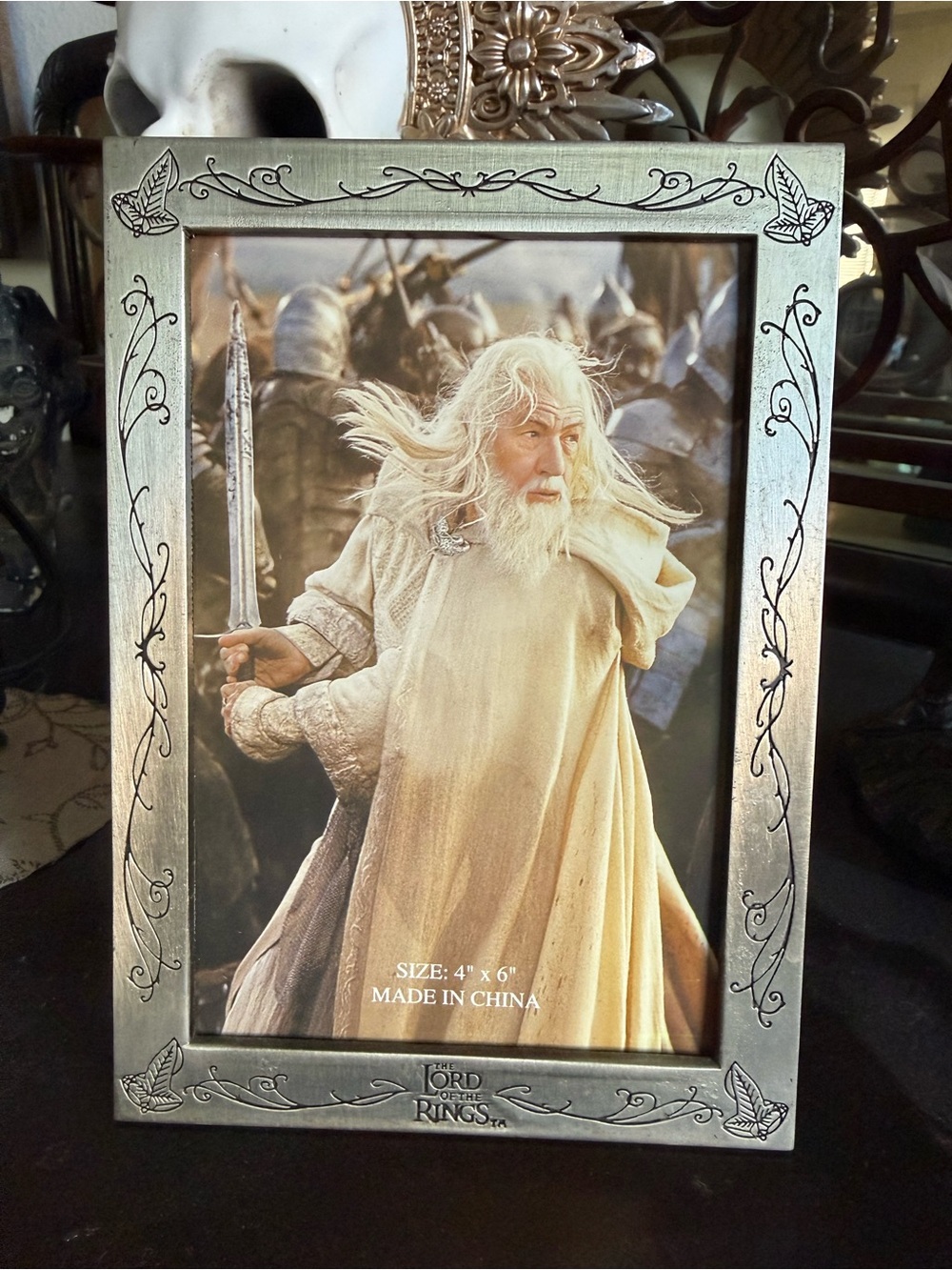 LOTR 2001 Elvish silver decorative metal photo frame from Witch’s estate sale